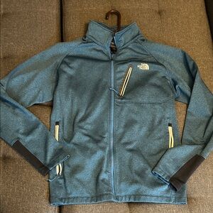 The North Face Teal Full-Zip Jacket